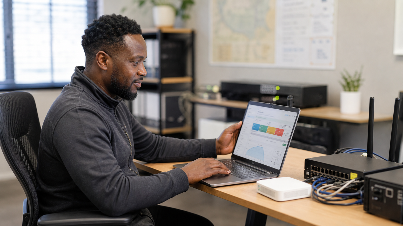 Operator checking Tajira payments